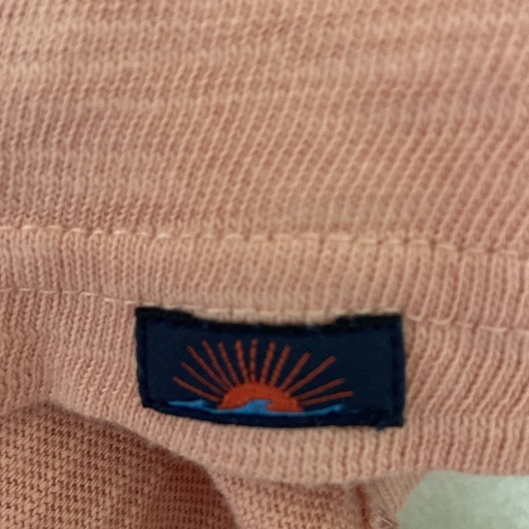 Faherty Slub 100% Cotton Henley Sz XXL Sundrenched Terracotta - Picture 8 of 8